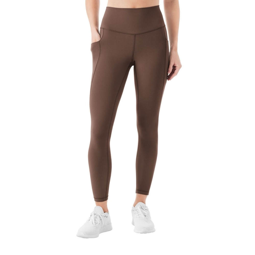 Women’s brown size xl straight legged leggings with pockets new